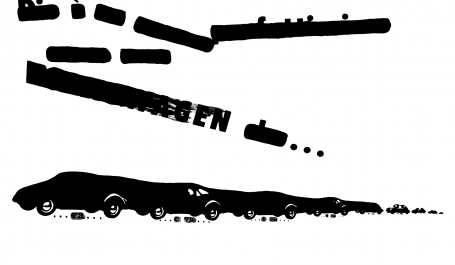 Via la Volkswagen dalla mia opera - manifesto